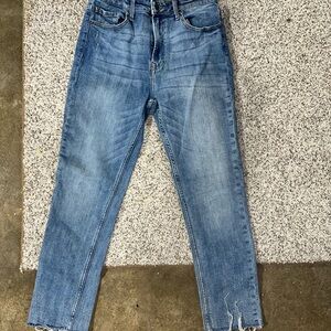 Risen Blue Ankle Jeans